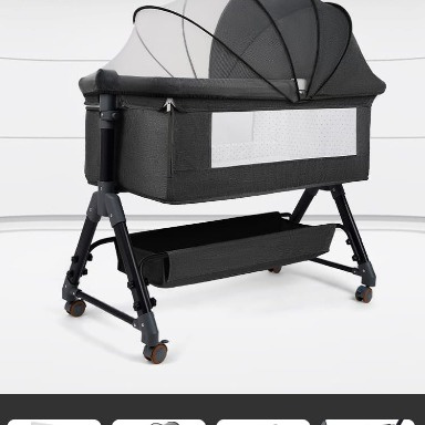 Deluxe Multifunctional Folding Baby Bassinet & Bedside Sleeper – DGrey