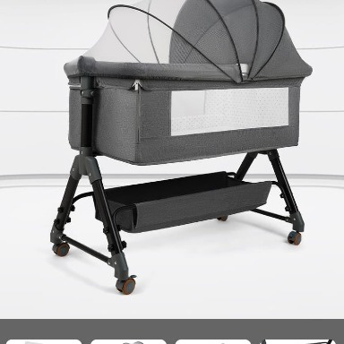 Deluxe Multifunctional Folding Baby Bassinet & Bedside Sleeper – DGrey