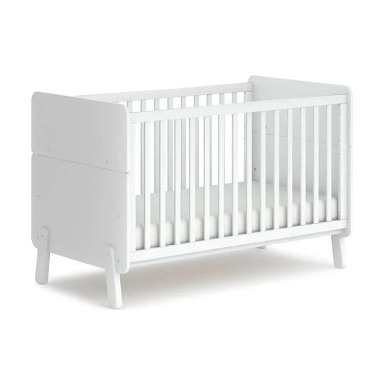 Boori Natty Convertible Cot Bed – Solid White