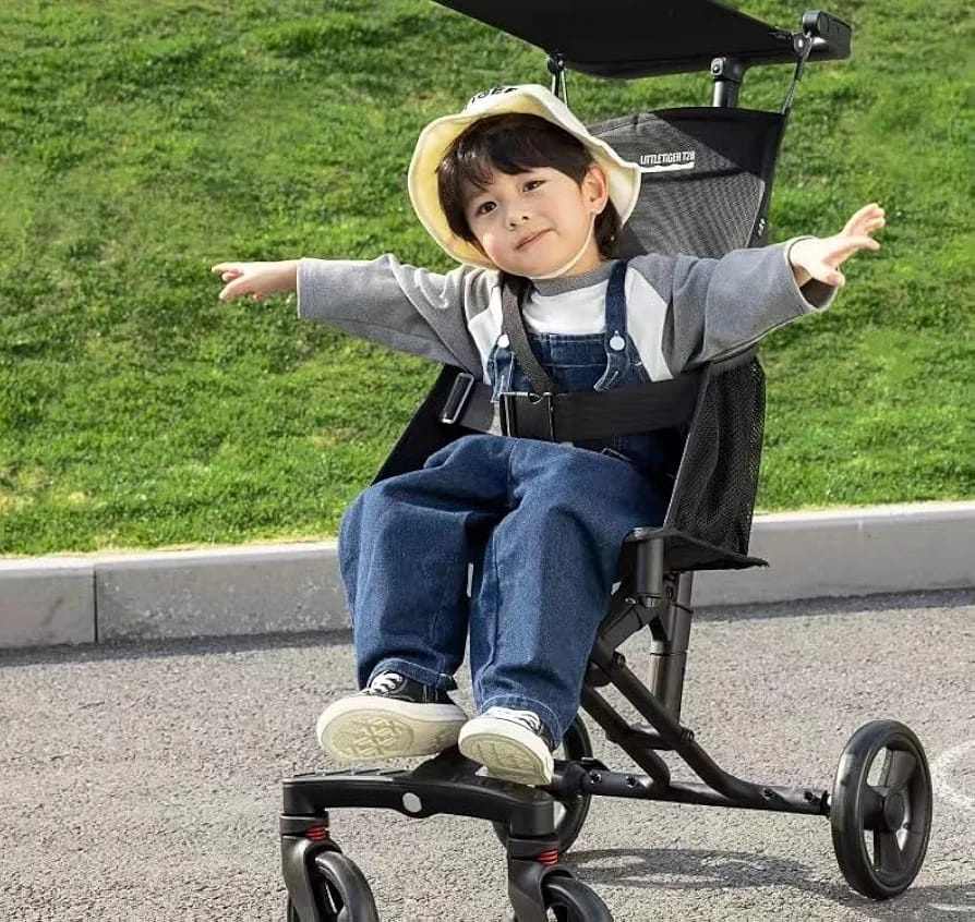 Black Lightweight Pocket Stroller