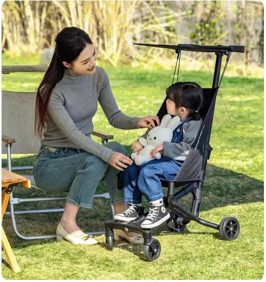 Black Lightweight Pocket Stroller