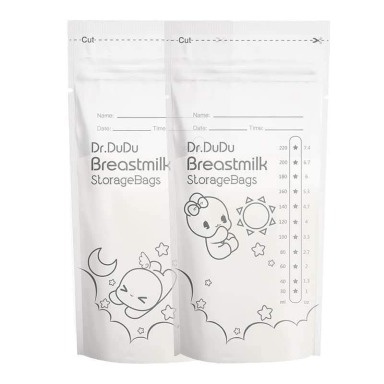 Dr. DuDu Breast Milk Storage Bags 220ml – 50 Pieces