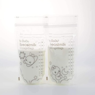 Dr. DuDu Breast Milk Storage Bags 220ml – 50 Pieces