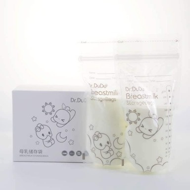 Dr. DuDu Breast Milk Storage Bags 220ml – 50 Pieces