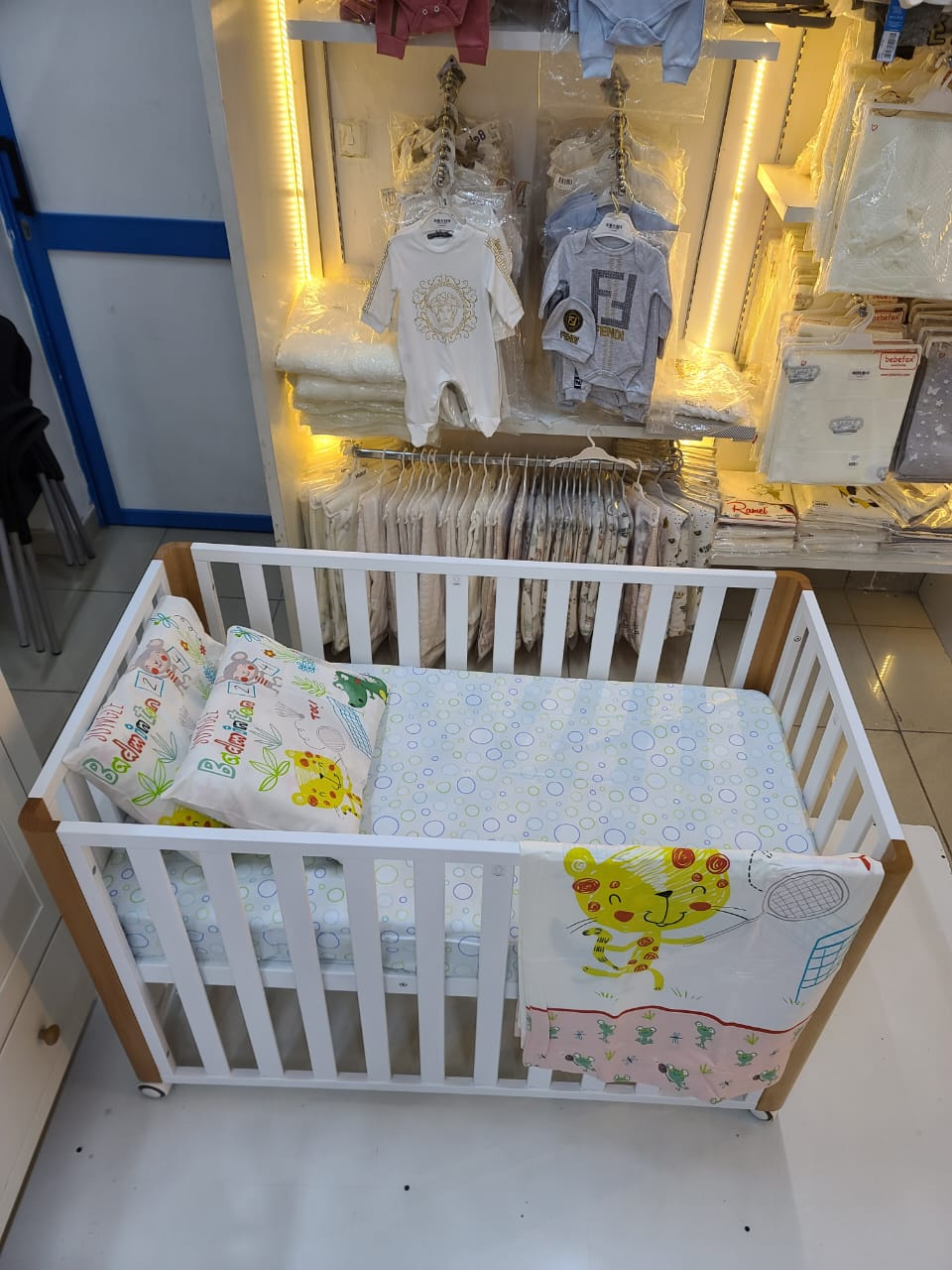 Baby Bedding Set 4pc – Duvet Cover, Bedsheet & Pillowcases