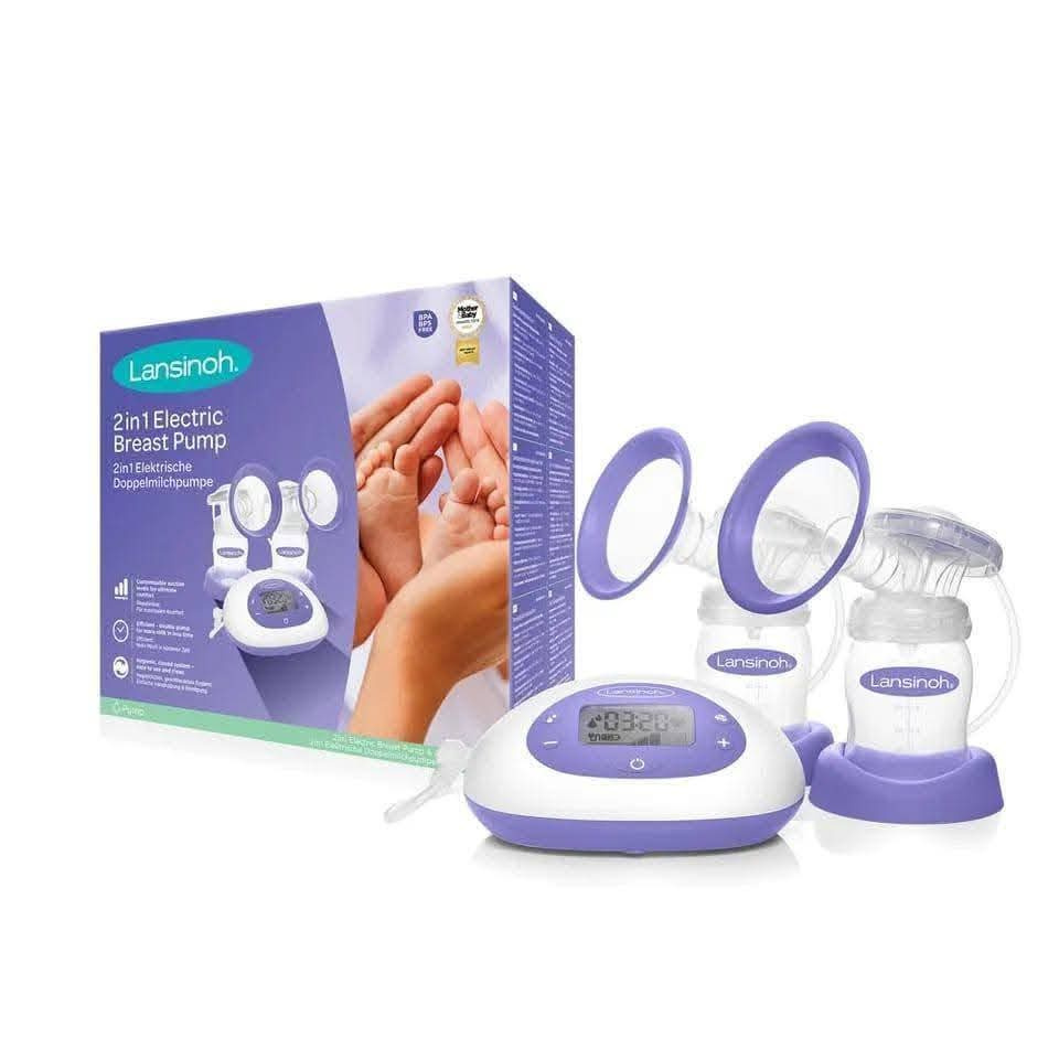 Lansinoh 2-in-1 Double Electric Breast Pump | Breast Pump