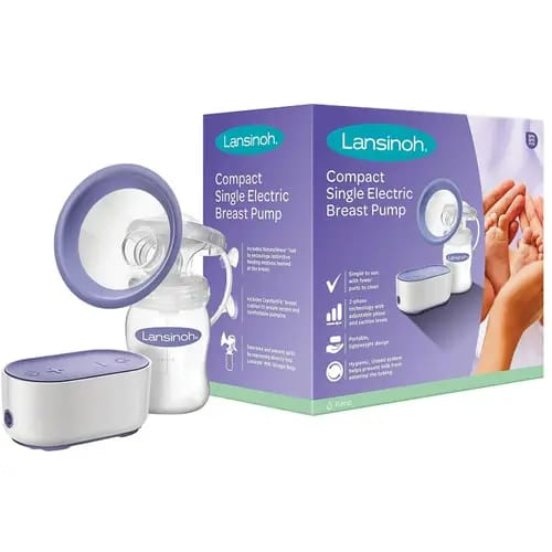 Lansinoh Compact Single Electric Breast Pump | Portable