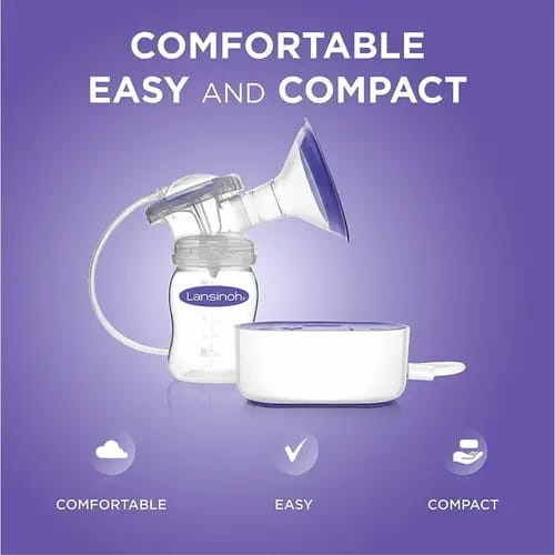 Lansinoh Compact Single Electric Breast Pump | Portable