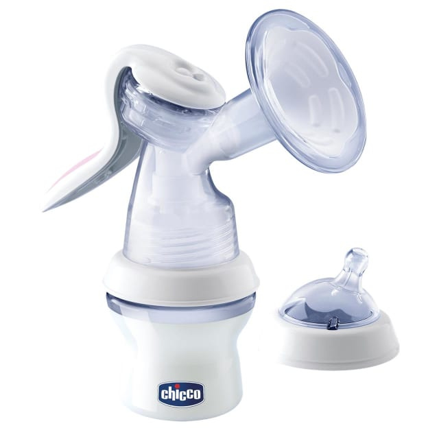 Chicco NaturalFeeling Manual Breast Pump | Ergonomic Handle