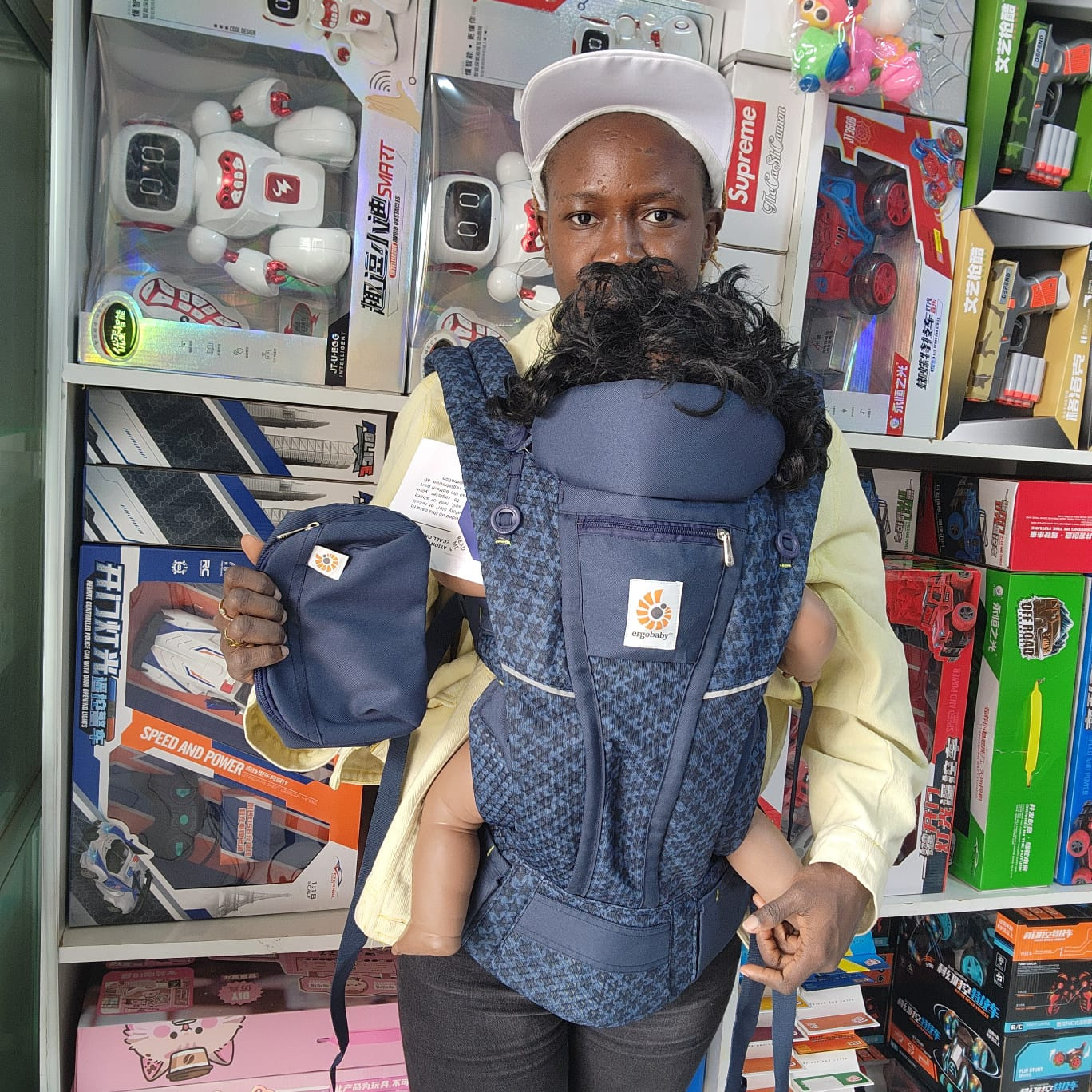 Ergobaby Omni Breeze Breathable Baby Carrier – Navy Blue | Lux