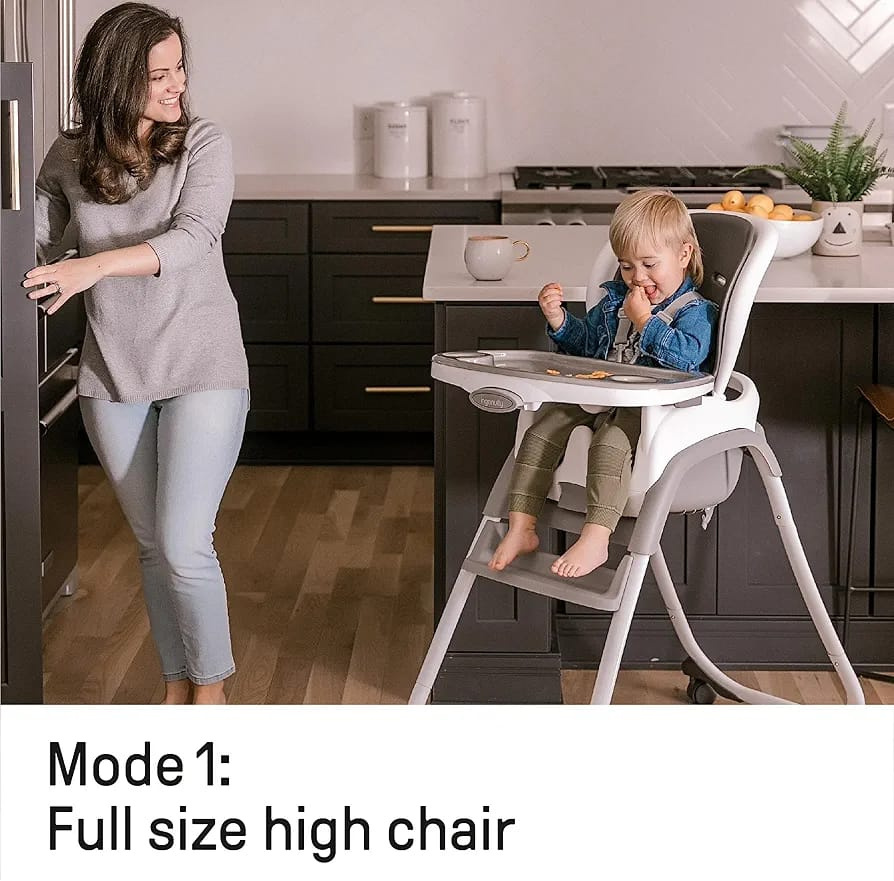 Ingenuity SmartClean Trio Elite 3-in-1 High Chair – Gray